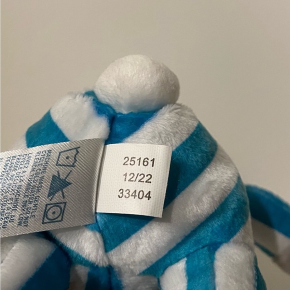 Goodnight Moon Bunny Plush Grey Rabbit Striped Pajamas Stuffed Animal Toy 9 inch - Picture 11 of 11